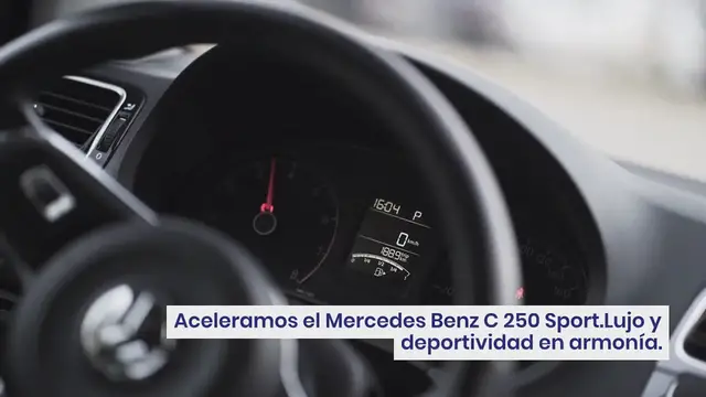 Video thumbnail for Aceleramos el Mercedes Benz C 250 Sport. Lujo y deportividad en armonía.