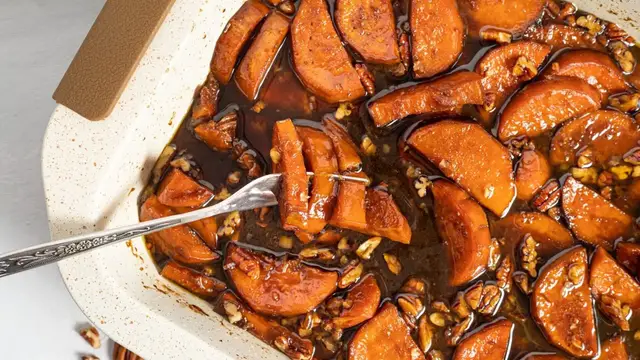 'Video thumbnail for Baked Candied Yams Recipe'