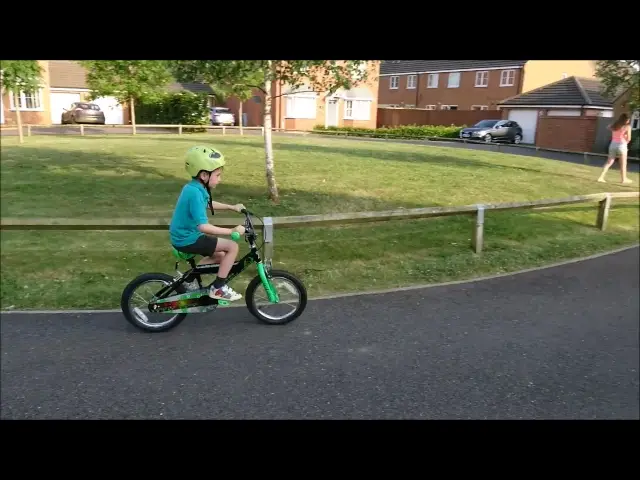 'Video thumbnail for Ollie learns to ride his bike'