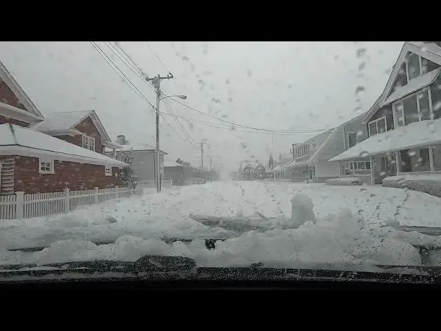 Video thumbnail for January 2022 Blizzard - Bay Head and Mantoloking