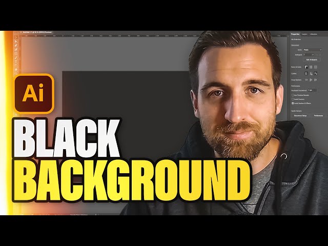 Video thumbnail for How to Make the Background Black in Illustrator (Tutorial)