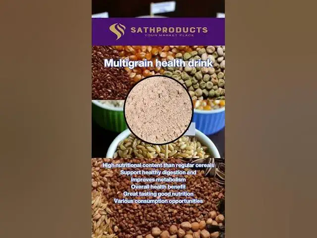 'Video thumbnail for Benefits of Multigrain Health Drink'