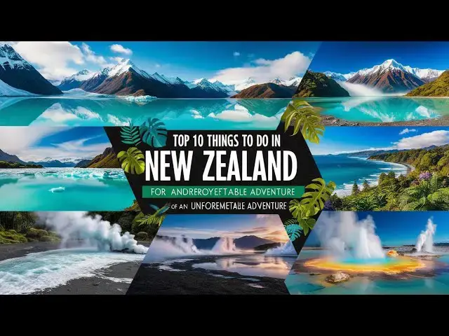 Video thumbnail for Top 10 Things to Do in New Zealand for an Unforgettable Adventure