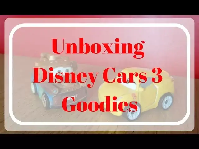 'Video thumbnail for Unboxing Disney Cars 3 Goody Box'
