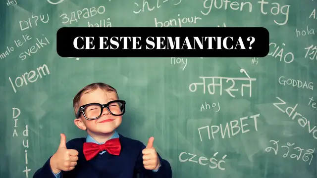 Video thumbnail for Ce este semantica? Lingvistică și informatică