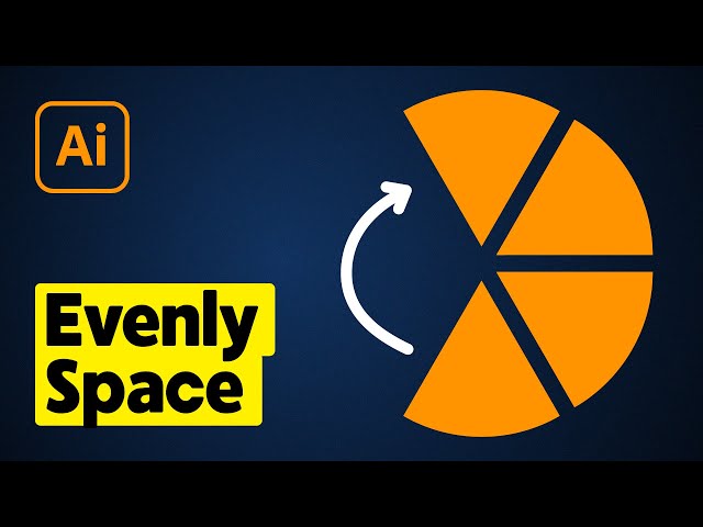 Video thumbnail for How to Evenly Space Objects Around a Circle in Illustrator (Radial Repeat)