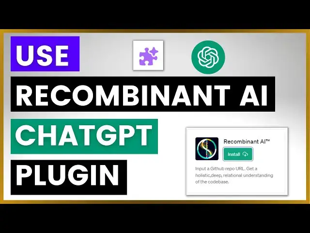 Video thumbnail for How To Use Recombinant AI ChatGPT Plugin?