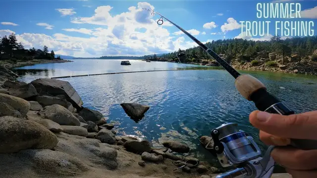 Video thumbnail for Big Bear Lake CA Fishing || Non-Stop Bites