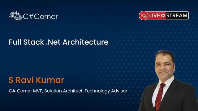Video thumbnail for Full Stack .Net Architecture || Full Stack Virtual Conference