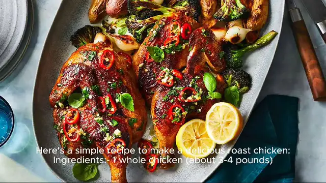 Video thumbnail for Roast chicken recipe