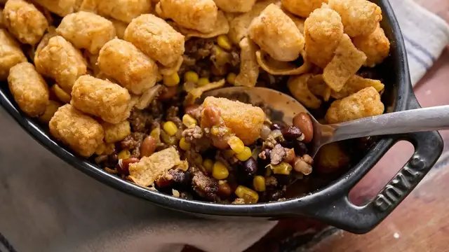 Video thumbnail for Tex-Mex Cowboy Casserole Recipe