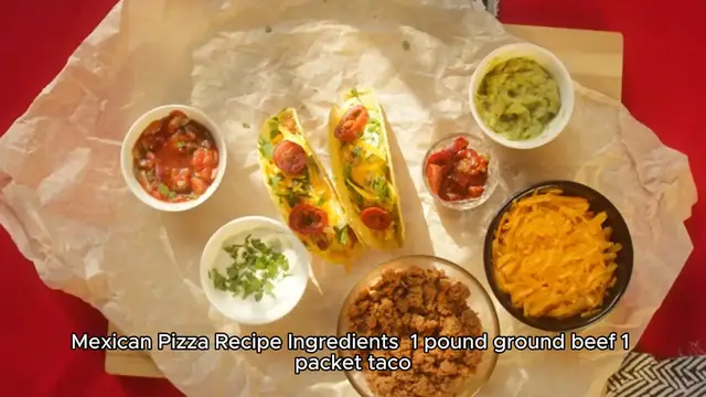 Video thumbnail for Mexican Pizza Recipe