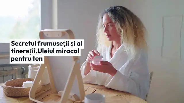 Video thumbnail for Secretul frumuseții și al tinereții. Uleiul miracol pentru ten