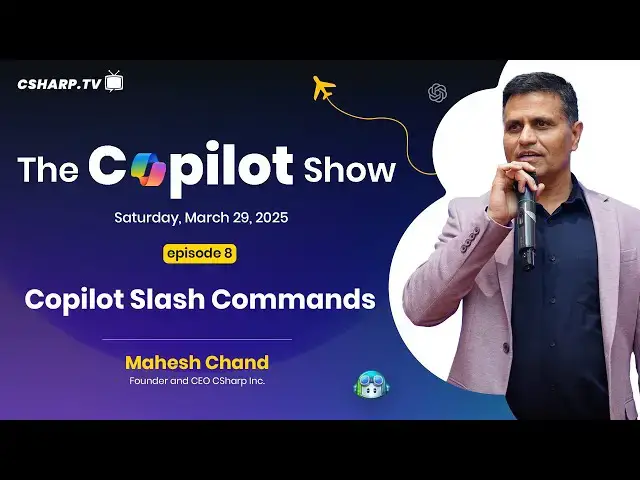 'Video thumbnail for Copilot Slash Commands: The Copilot Show - Ep. 8'