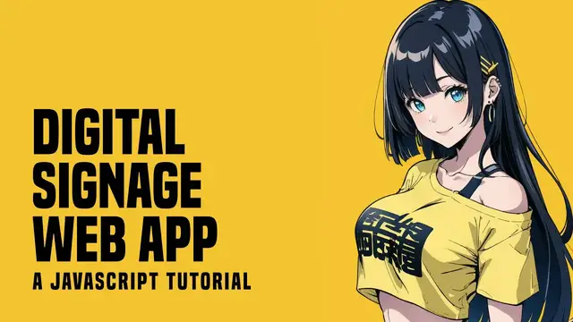 'Video thumbnail for Digital Signage Web App In HTML JS'