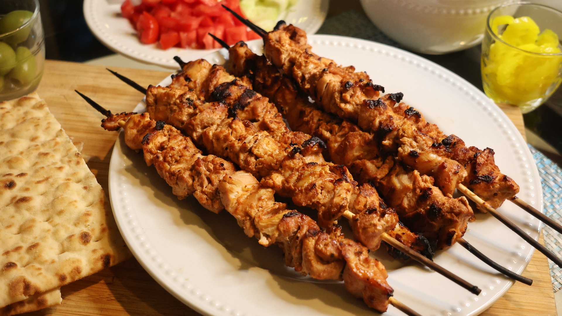 Video thumbnail for Chicken Thigh, Spices, Greek Yogurt GIve You The Juiciest Kebabs You'll Ever Make