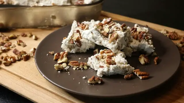 Video thumbnail for Need A Light And Airy Dessert? Try Butter Pecan Divinity Candy
