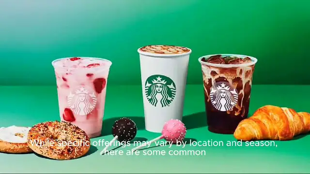 Video thumbnail for starbucks menu food Price