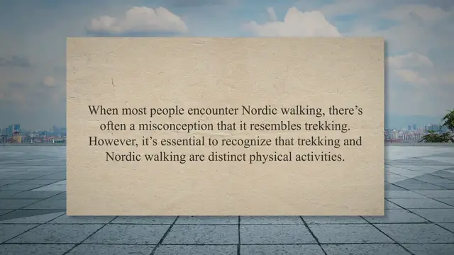Video thumbnail for Trekking Vs. Nordic Walking Differences Explored