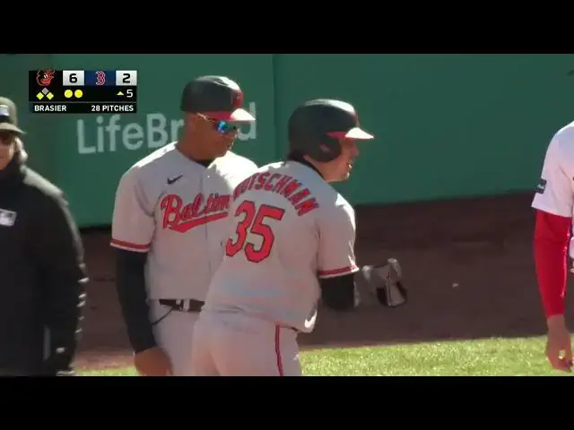 'Video thumbnail for Adley Rutschman SMACKS a Two-Run Single! | 3/30/2023'