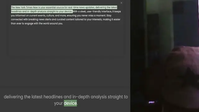 Video thumbnail for The New York Times Now is your essential source for real-time news updates, delivering the latest headlines and in-depth analysis straight to your device. With a sleek, user-friendly interface, it keeps you informed on current events, cul