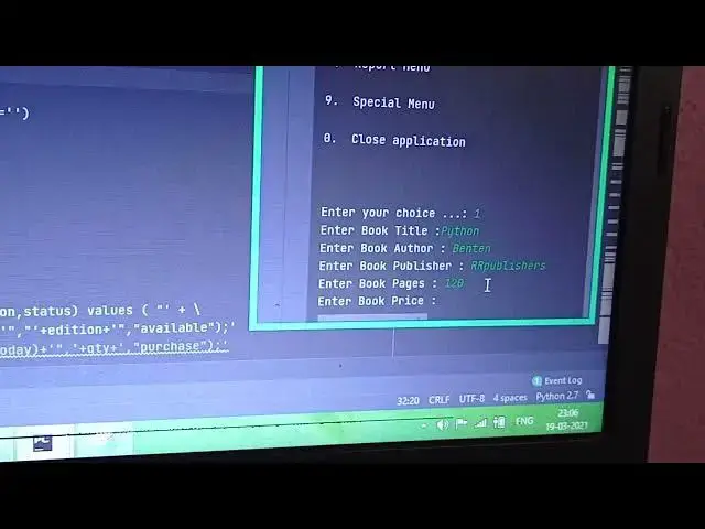 Video thumbnail for Python Library Management System