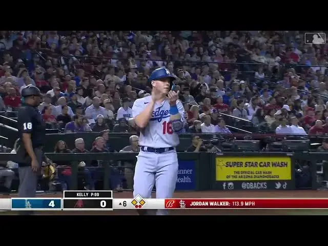 'Video thumbnail for James Outman BELTS a RBI Single, Scoring Will Smith! | Los Angeles Dodgers | 4/6/2023'