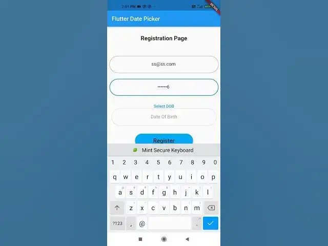 Video thumbnail for Flutter date picker Example #datepicker, #date