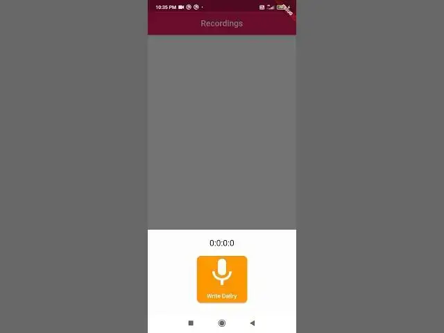 Video thumbnail for Flutter Audio recording Application