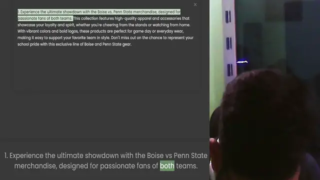 Video thumbnail for 1. Experience the ultimate showdown with the Boise vs. Penn State merchandise, designed for passionate fans of both teams. This collection features high-quality apparel and accessories that showcase your loyalty and spirit, whether you're