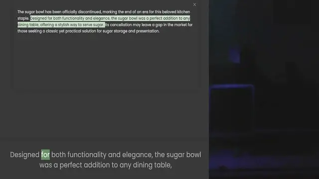 Video thumbnail for staple. Designed for both functionality and elegance, the sugar bowl was a perfect addition to any dining table, offering a stylish way to serve sugar. Its cancellation may leave a gap in the market for those seeking a classic yet practic