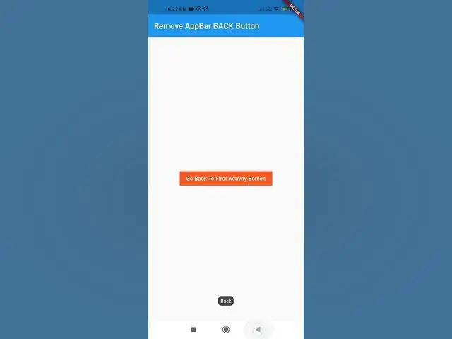 Video thumbnail for Remove back button from Appbar widget