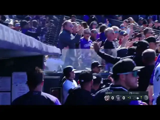 'Video thumbnail for Kris Bryant SMACKS a RBI Single, Scoring Ezequiel Tovar! | Colorado Rockies | 4/6/2023'