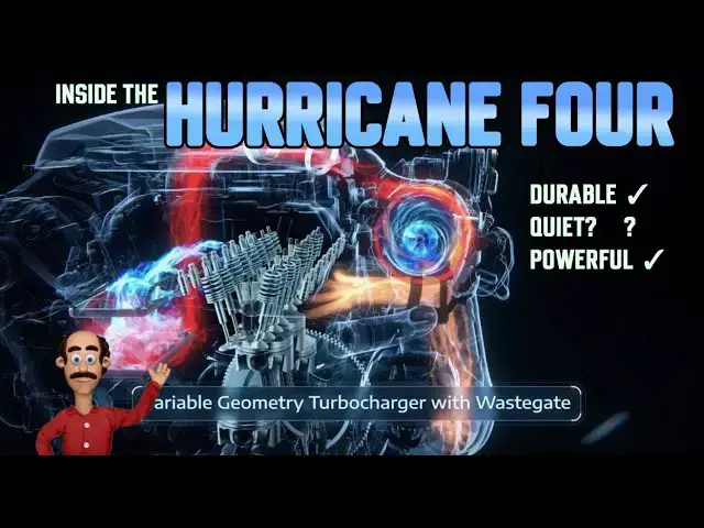 'Video thumbnail for Mopar’s amazing new Hurricane Four engine with racing tech, high output, and heavy-duty construction'