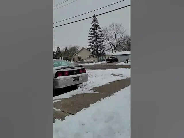 Video thumbnail for beautiful snowing here very cold outside be careful #snow #snow #snow