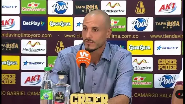 Video thumbnail for David González y una frase que causó comentarios, tras victoria del Deportes Tolima frente al Cali - Liga BetPlay 2 2023