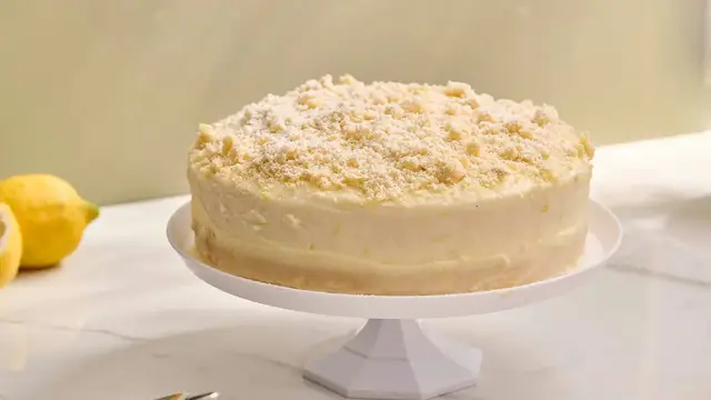 'Video thumbnail for Our Italian Lemon Cream Cake Is Fluffy And Decadent'