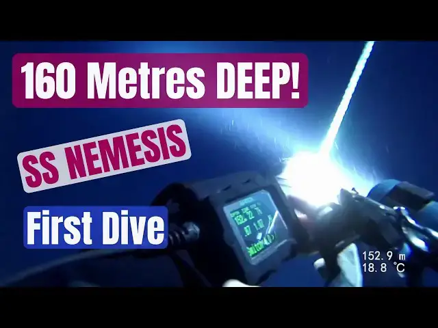 'Video thumbnail for Diving 160 Metres to the SS Nemesis Wreck!'
