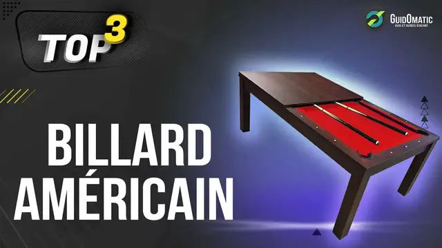 Video thumbnail for ⭐️ MEILLEUR BILLARD AMERICAIN (2022) - Comparatif & Guide d'achat