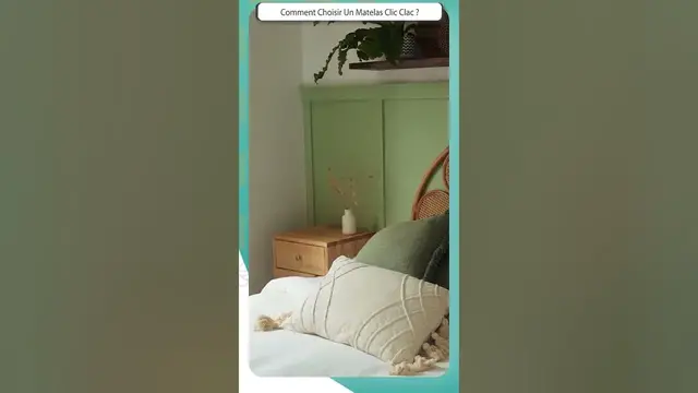 Video thumbnail for 🛏️ MATELAS CLIC CLAC : Les critères à prendre en compte ! 🥇