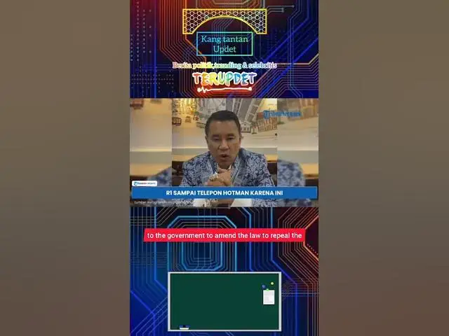 Video thumbnail for #beritaterkini #updet #berita #news #beritaprabowo #hotmanparis