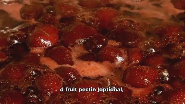 'Video thumbnail for strawberry jam recipe'