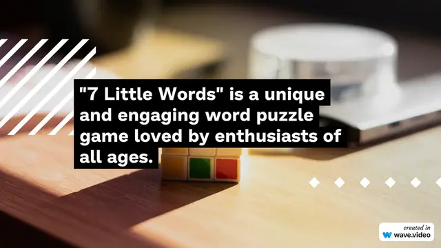 Video thumbnail for 7 little words answer