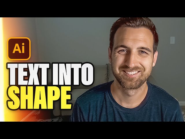 Video thumbnail for How to Make Text into a Shape in Illustrator (Tutorial)