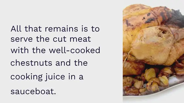 Video thumbnail for CAPON WITH CHESTNUTS