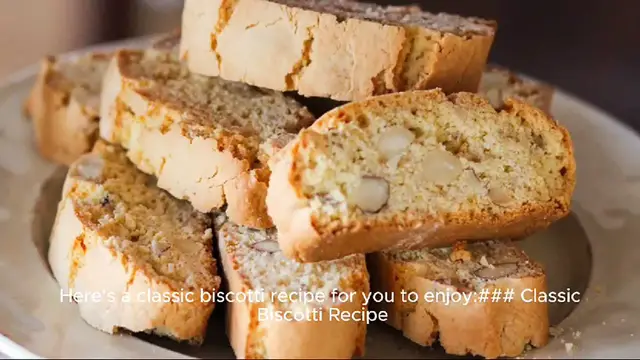 Video thumbnail for biscotti recipe