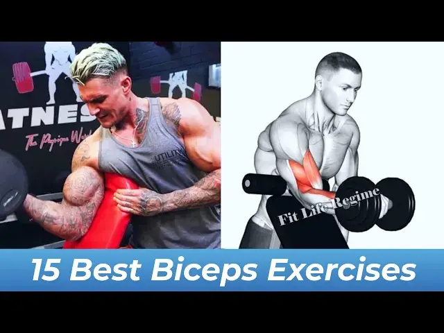 Video thumbnail for 15 Best Biceps Exercises To Build Bigger and Muscular Arm