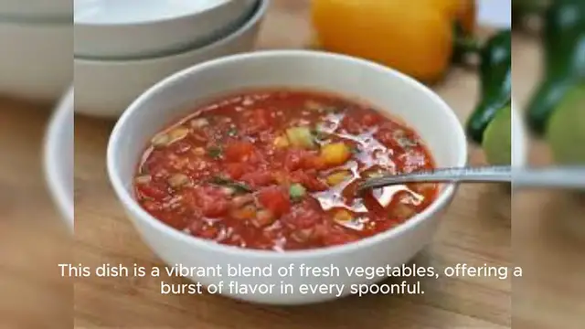 Video thumbnail for Gazpacho Recipe