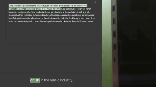 Video thumbnail for celebrating the most influential artists in the music industry. This prestigious occasion will honor legendary musicians who have made significant contributions to the evolution of rock and roll, showcasing their impact on culture and soc