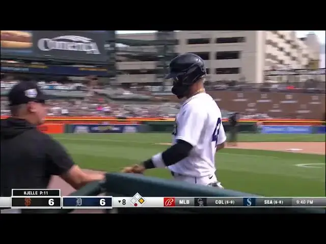 'Video thumbnail for Spencer Torkelson BELTS a Game-Tying RBI Single! | Detroit Tigers | 4/15/2023'